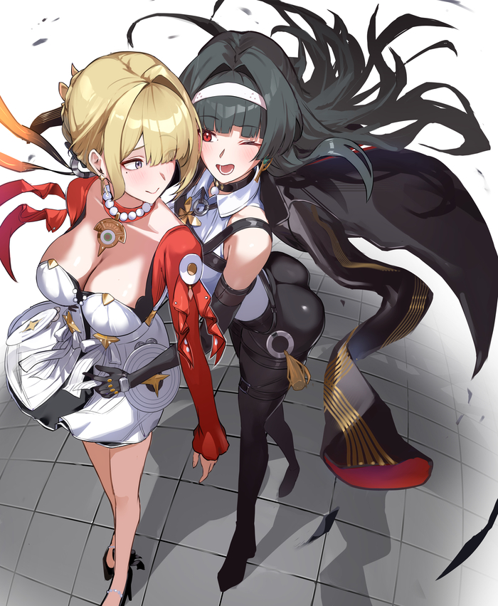 Evelyn Chevalier  Astra Yao , Anime Art, Zenless Zone Zero, Astra Yao (zzz), Evelyn Chevalier (zzz), , , , , , , 
