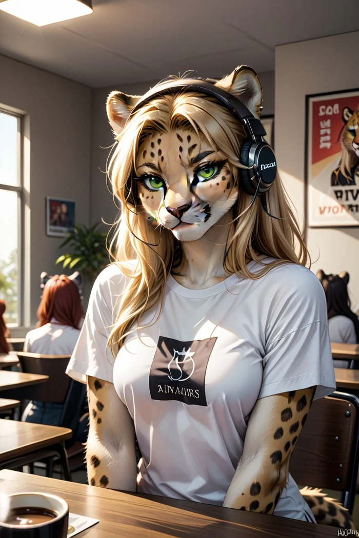    Wolfmks #1307 ,  , Furry Art, Furry Cheetah