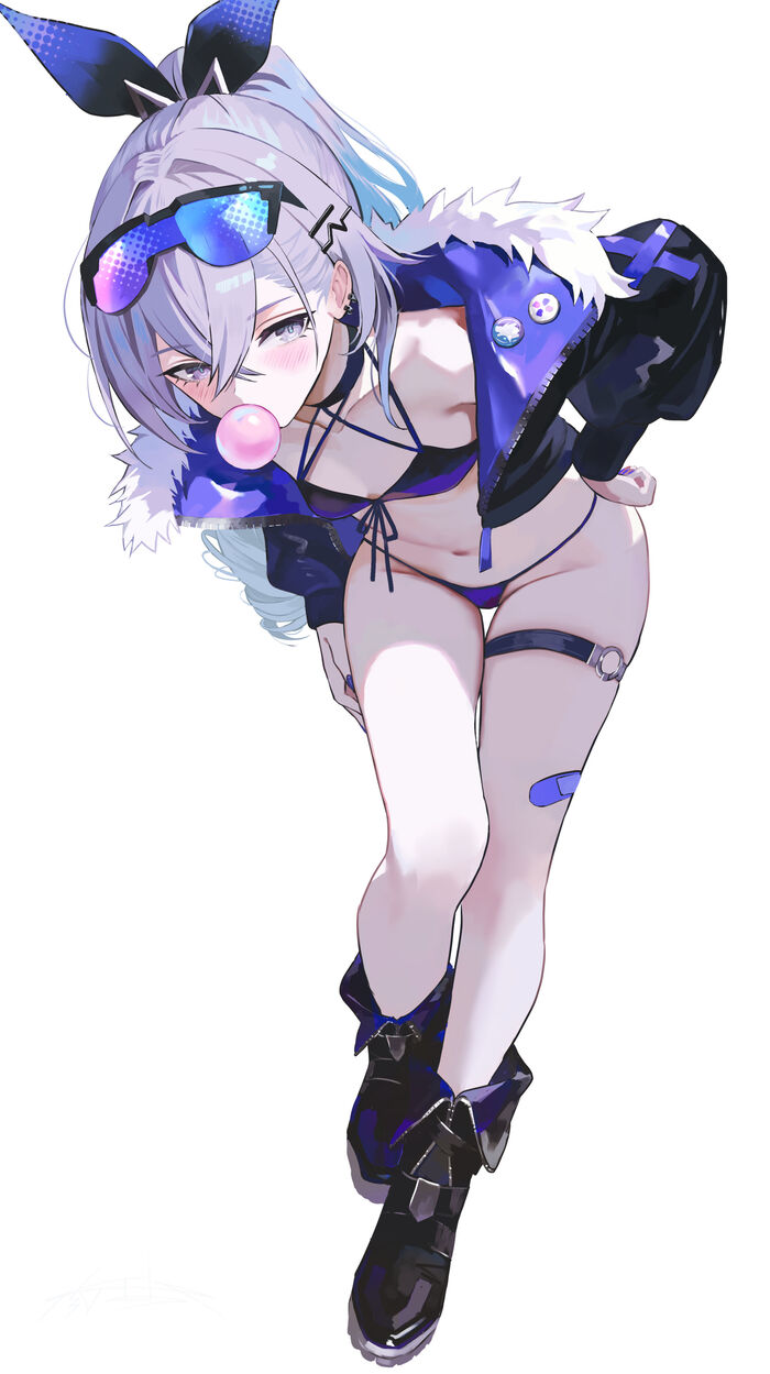 Wolf Anime Art, Honkai: Star Rail, Silver Wolf (Honkai: Star Rail), 