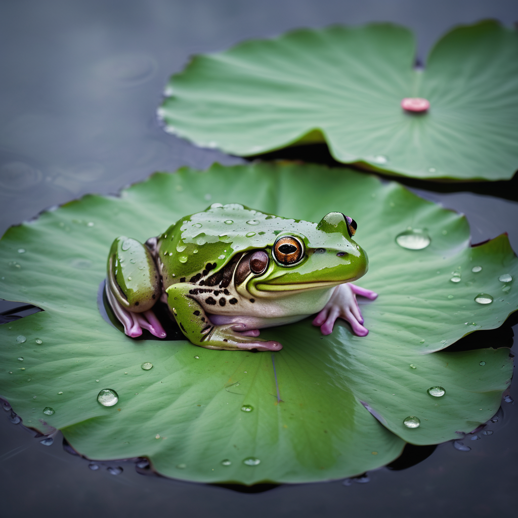 Art from neural network - 212 - My, Neural network art, Нейронные сети, Artificial Intelligence, Stable diffusion, Images, Phone wallpaper, Frogs, Lake