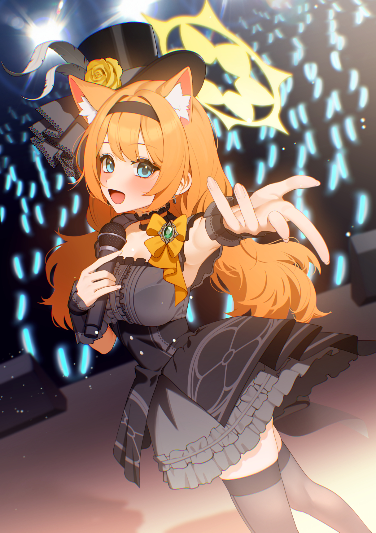 Mari - Anime art, Anime, Blue archive, Iochi Mari, Ett, Animal ears