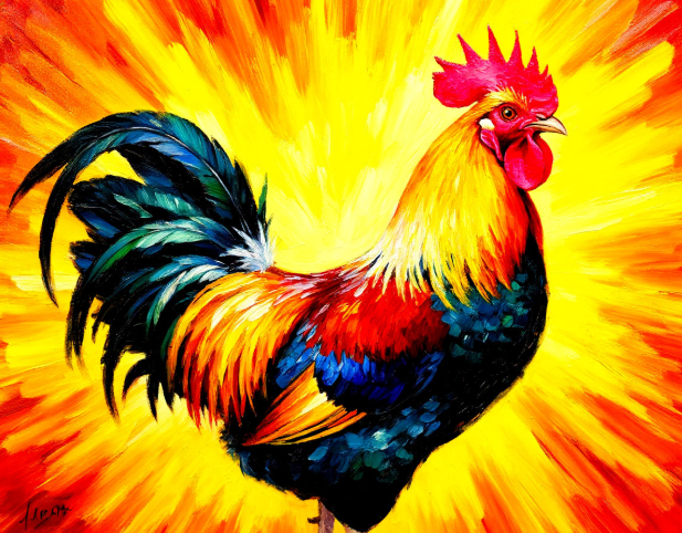Весна ... петушиные цвета