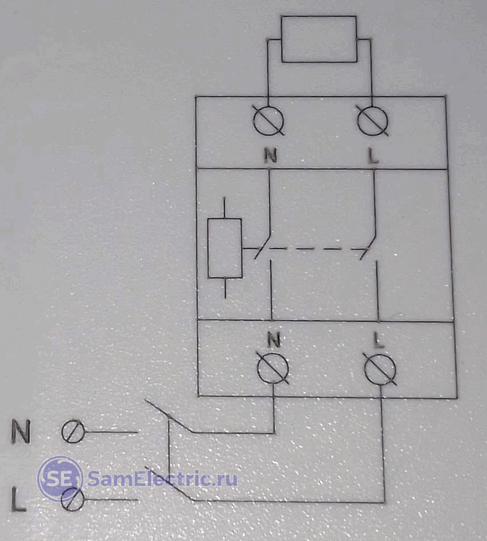 Схема включения 2п РН