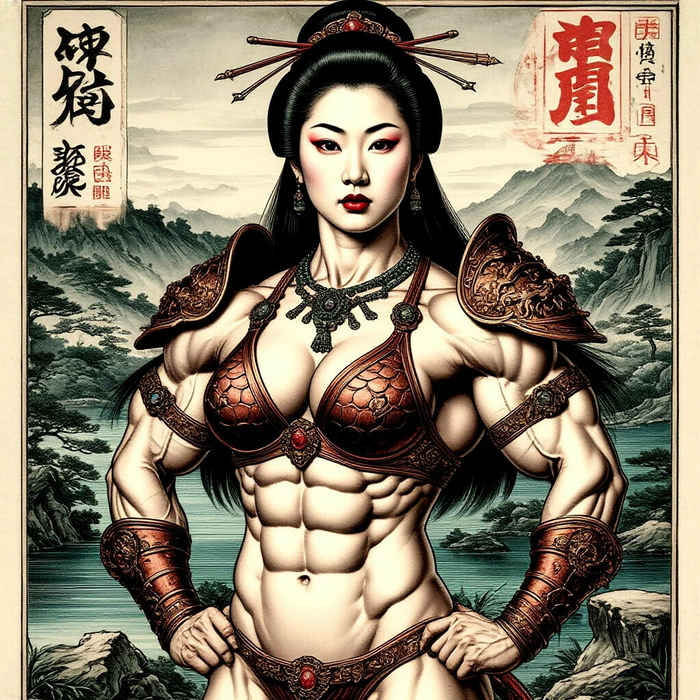 Стилизация под японскую гравюру