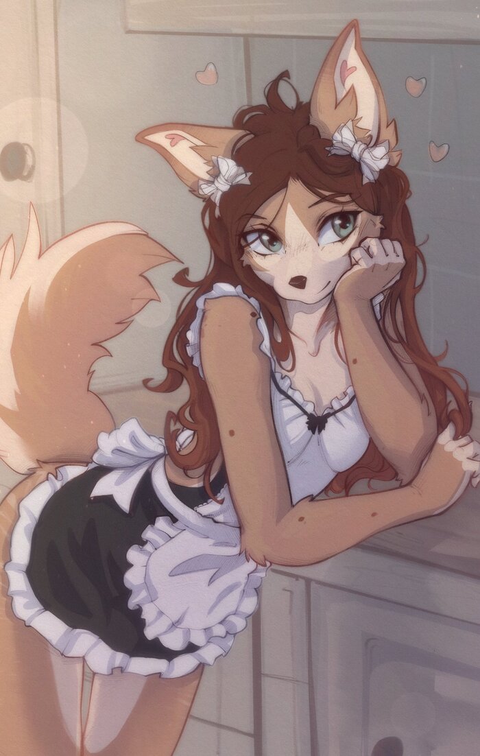 Girls , , , Furry Dog, Furry Bat, Furry Canine, Yshanii, 