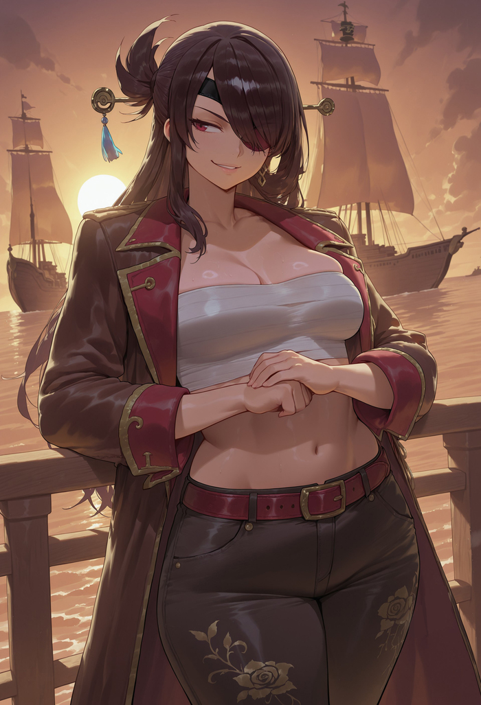    Genshin Impact, , Anime Art, Beidou,  , , , ,  
