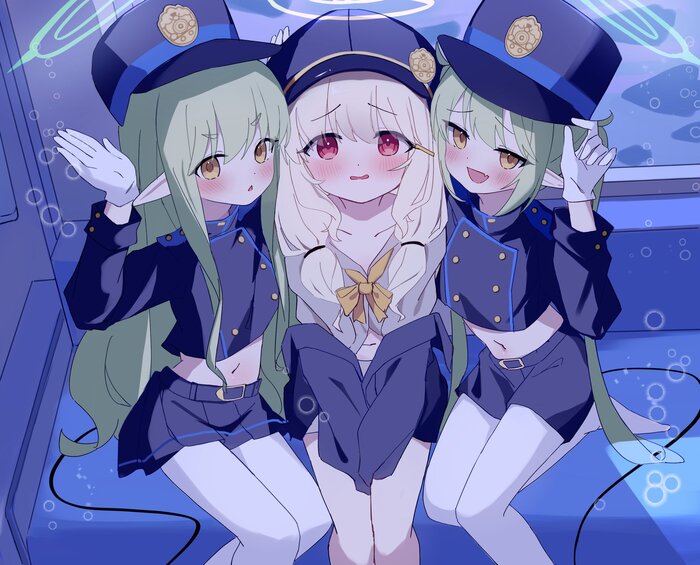 Обожаю BTS, вот они слева направо: Рэм, Эмилия, Рам