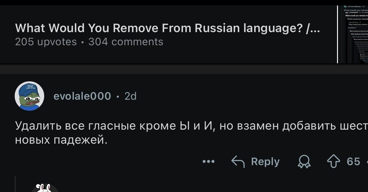 «Что бы вы удалили из русского языка»