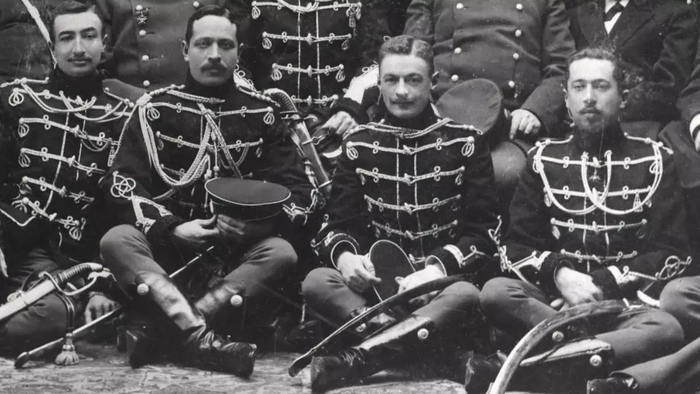 Гусары Лейб-гвардии Гусарского Его Величества полка в зимних венгерках