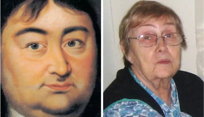 У Марины Беринг (прямого потомка в седьмом поколении) больше сходства с общеизвестным портретом командора, чем с воссозданным