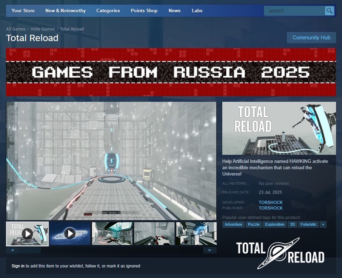 Слышал некоторые разработчики не афишируют что они из РФ. Тем временем Steam: