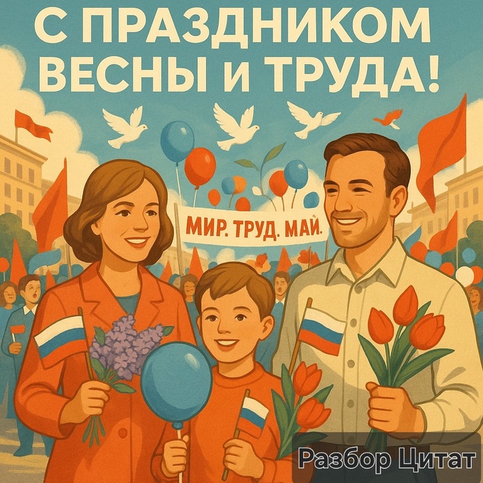 1 Мая — праздник весны, труда и солидарности. От протестов рабочих в XIX веке до современных маёвок — день, объединяющий поколения