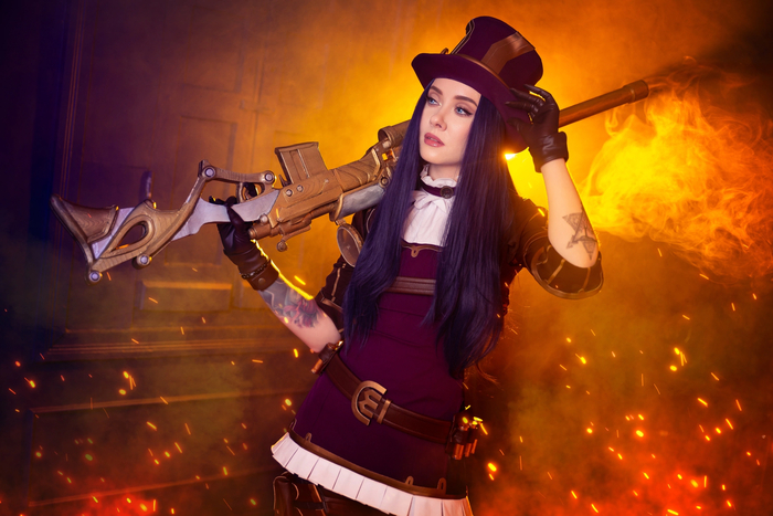  -   League of Legends, Caitlyn (LoL), Riot Games, ,  , 