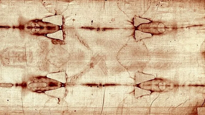 Туринская плащаница с отпечатком тела Христа