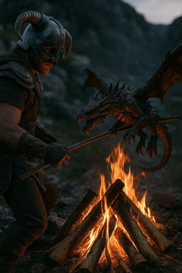 Мелкий дракон вылупился