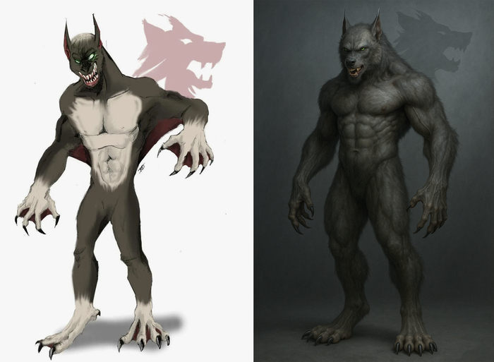 Анимализм Гангрелов, не думаю что в наше время кого-то можно впечатлить картинкой оборотня)