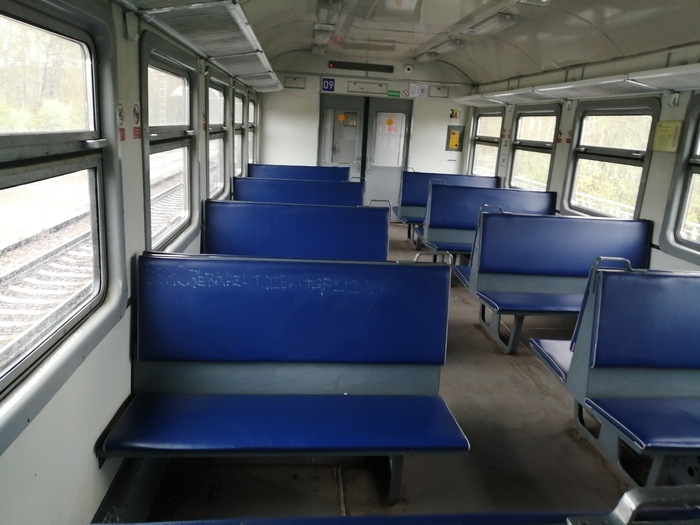 В электричке аншлаг