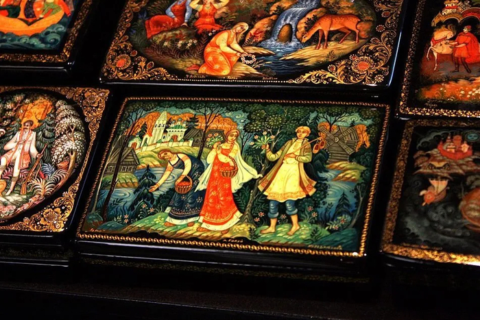 Палехские шкатулки