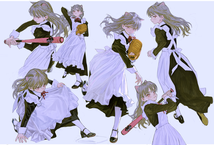 -  FKEY, , , Anime Art, Original Character, Animal Ears, 