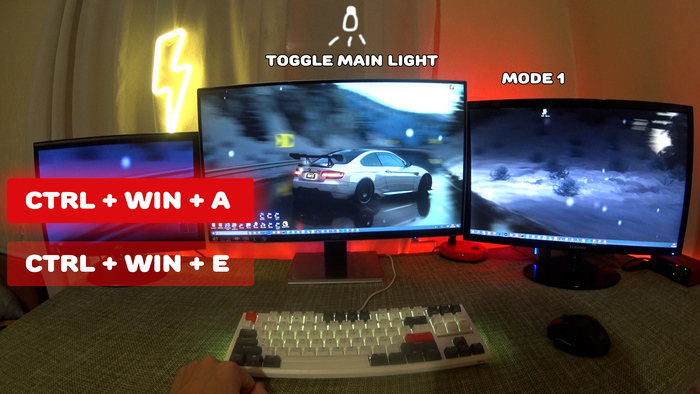   Xiaomi  -     , Xiaomi, Autohotkey, Python, Ahk,  , ,  , , ,  , Mi home, , RGB, , YouTube, 