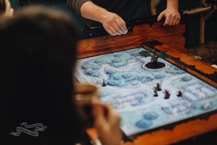 Интерактивный стол для Dungeons & Dragons