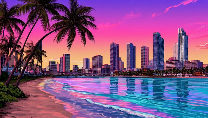 #endline  ,  , , Retrowave, 