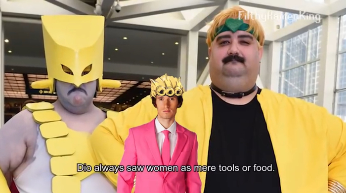 Дио всегда говорил что женщины это инструменты или пища