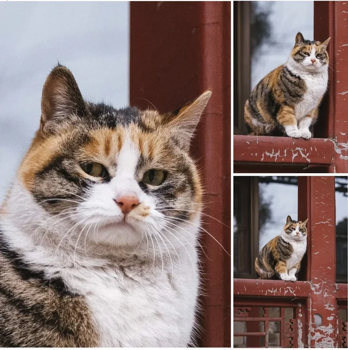 Мордашкина Кот, Коллаж