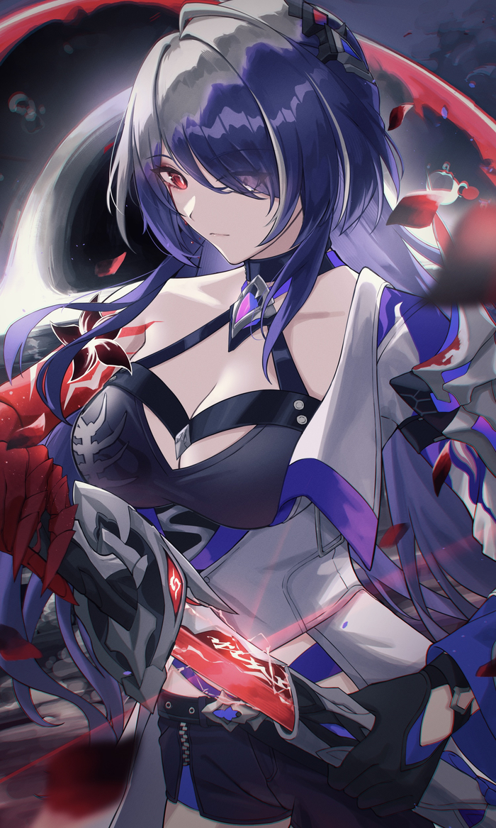  , Anime Art, Pixiv, Honkai: Star Rail, Acheron (Honkai: Star Rail)