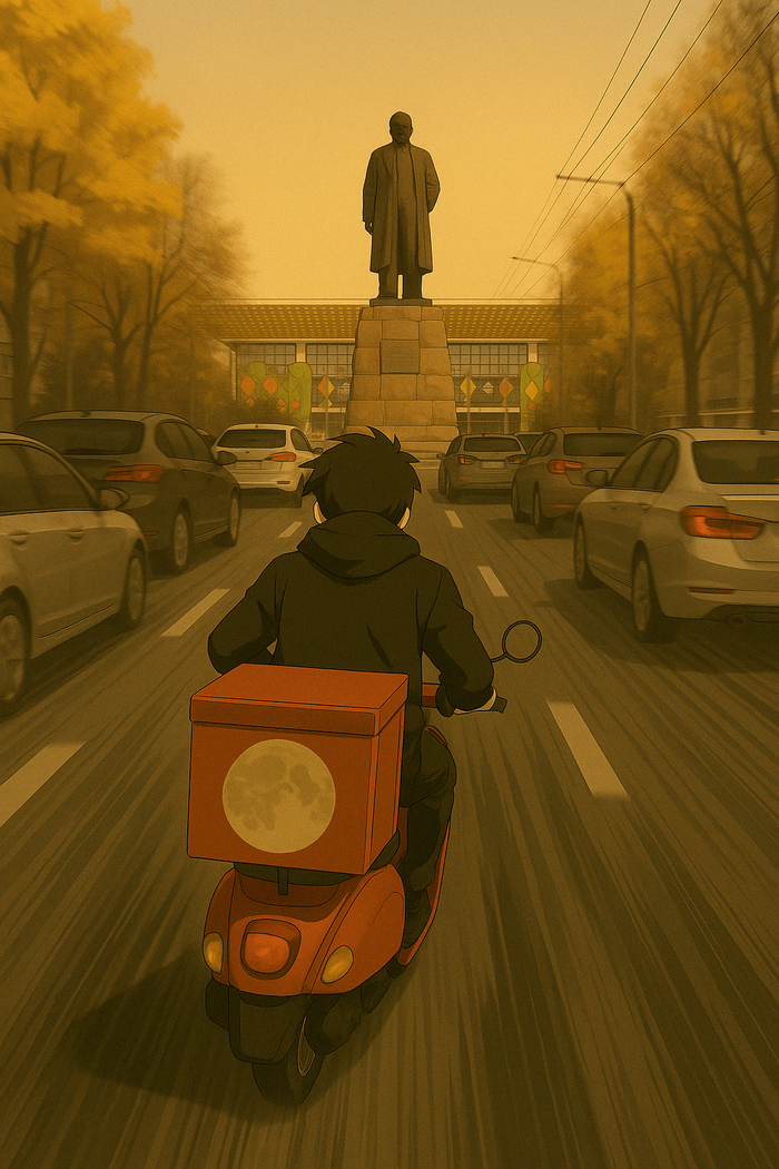 Делаю мангу по Алмате через ИИ - "Курьеры" - Глава 1 Часть 1