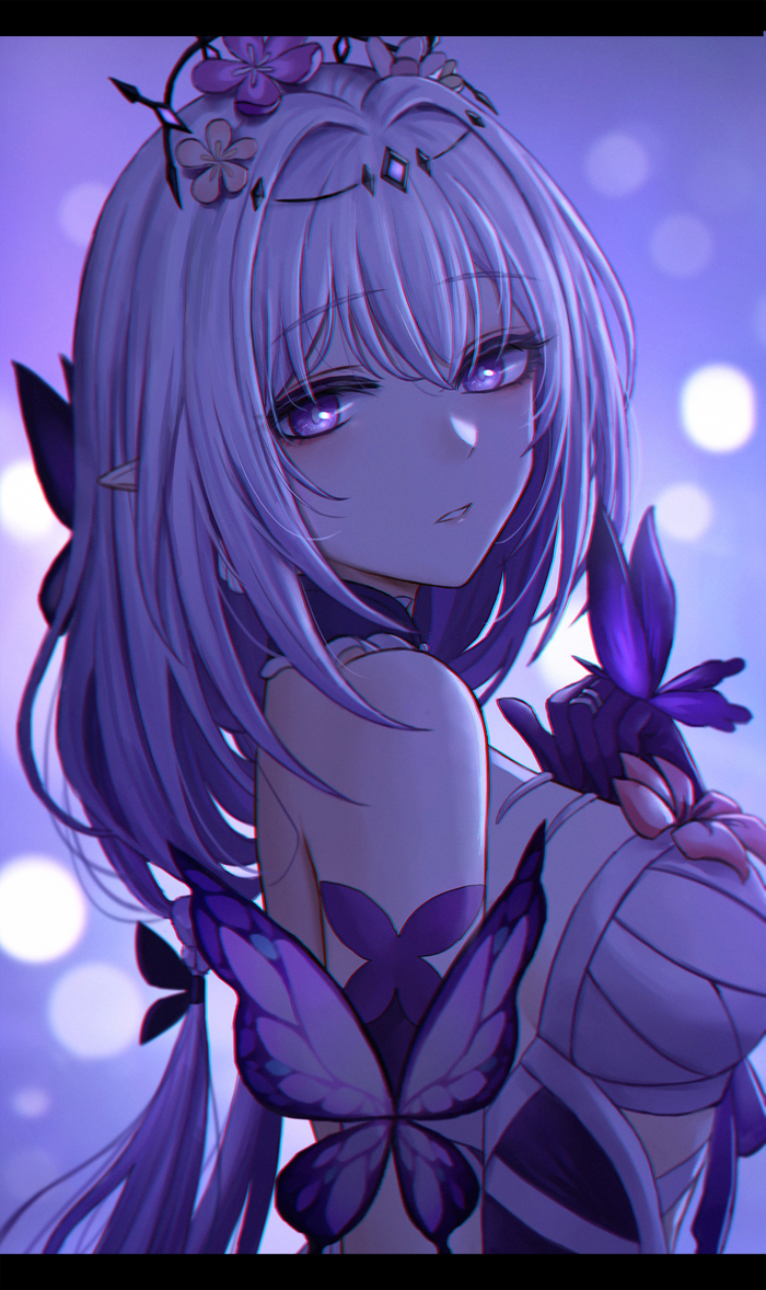 Butterfly Anime Art, Honkai: Star Rail, Castorice (Honkai: Star Rail), Selcky