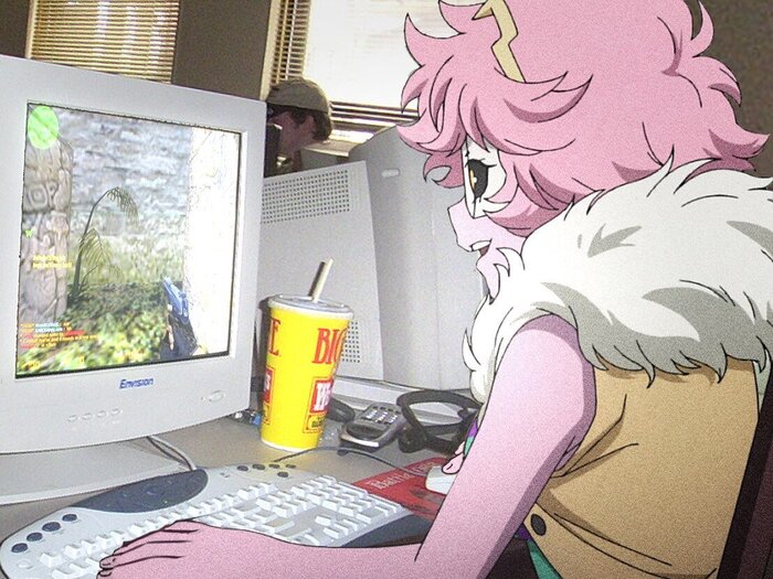 Stick Together Team , Anime Art, Ashido Mina, Boku no Hero Academia, Counter-strike, ,  