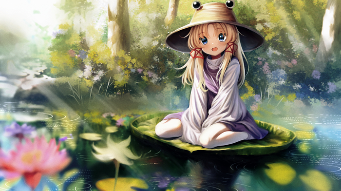 Suwako Touhou, Moriya Suwako, Anime Art, Game Art, , 