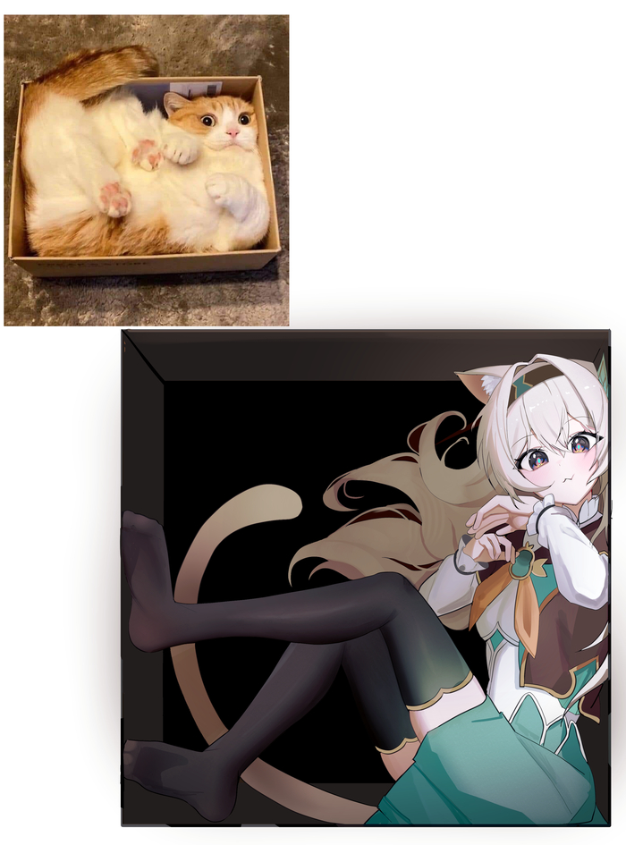     Pixiv, Honkai: Star Rail, Anime Art, , Firefly (Honkai: Star Rail), Animal Ears,   