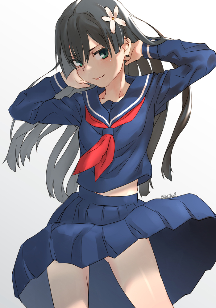 Saten Anime Art, , To aru Kagaku no Railgun, Saten Ruiko,  