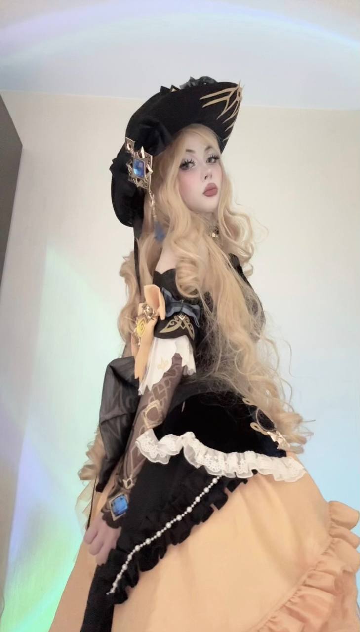 Navia Caspar - My, Cosplay, Genshin impact, Girls