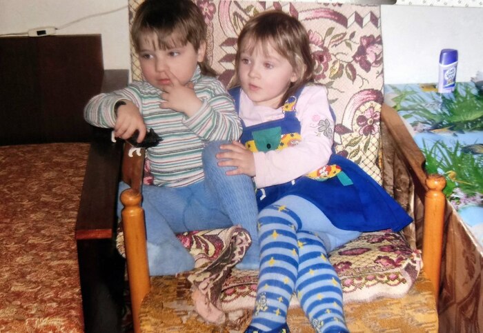 Я с подругой детства Валей