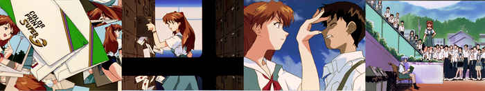  Neon Genesis Evangelion -  IX - " " [ep 09-10] Evangelion, , Asuka Langley, Shinji Ikari, Rei Ayanami, Misato Katsuragi, Ritsuko Akagi, , , 
