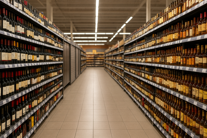 Алкоголь хотят убрать с витрин магазинов