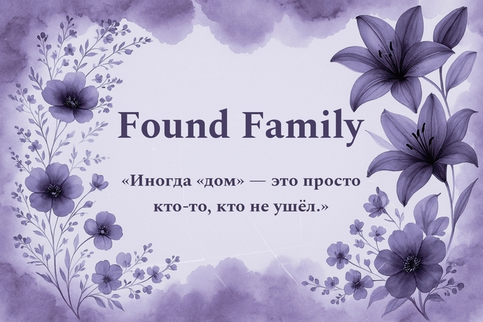  .  1. Found family