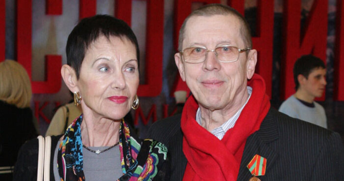 Валерий Золотухин с супругой Тамарой