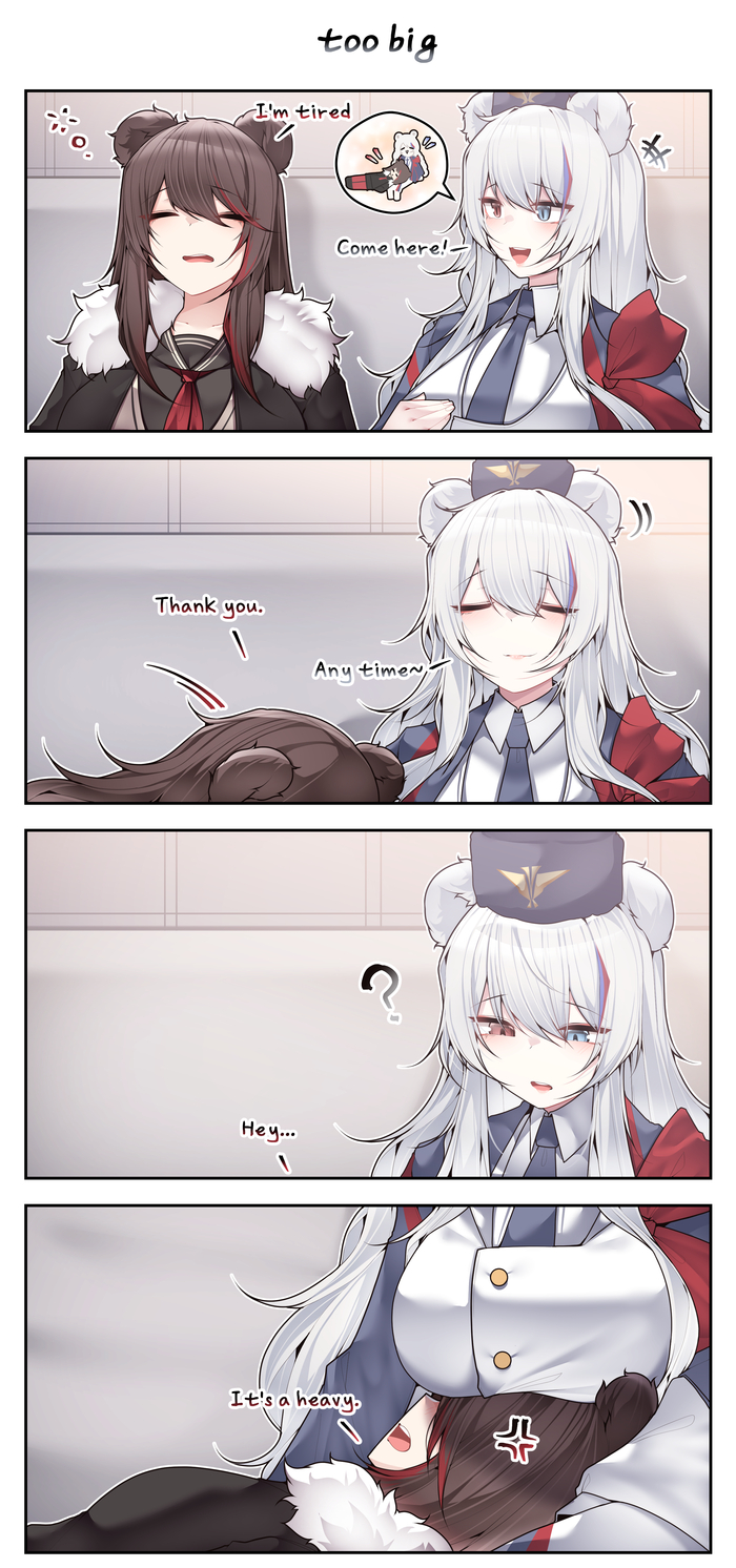    Samip, , , Anime Art, Arknights, Rosa (Arknights), Zima (Arknights), Animal Ears,   , ,  