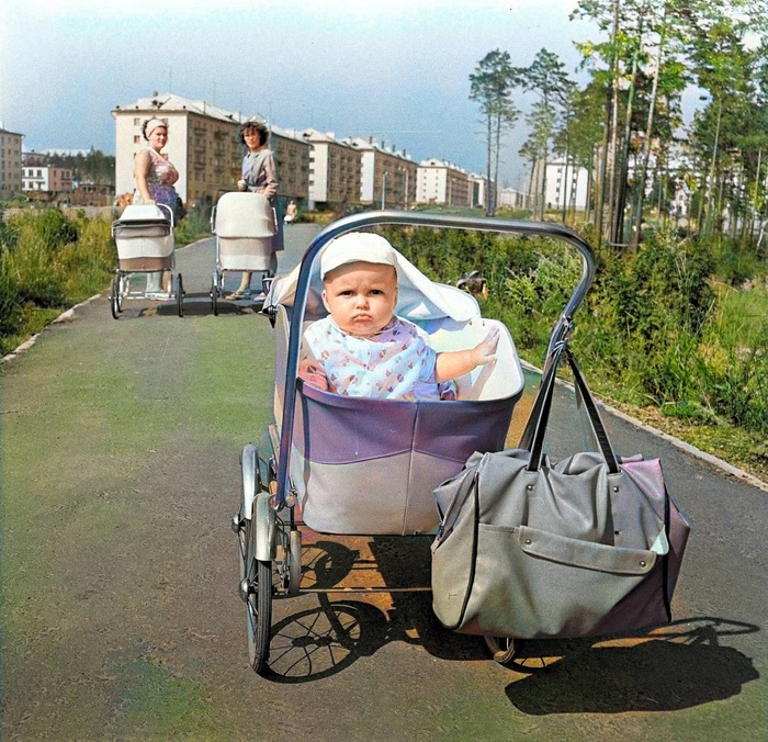 Иркутская область, Братск, СССР, 1968 год