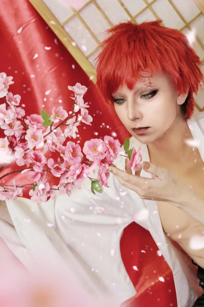 Naruto/ Sobaku no Gaara cosplay/ Nitra Green , , , , , 