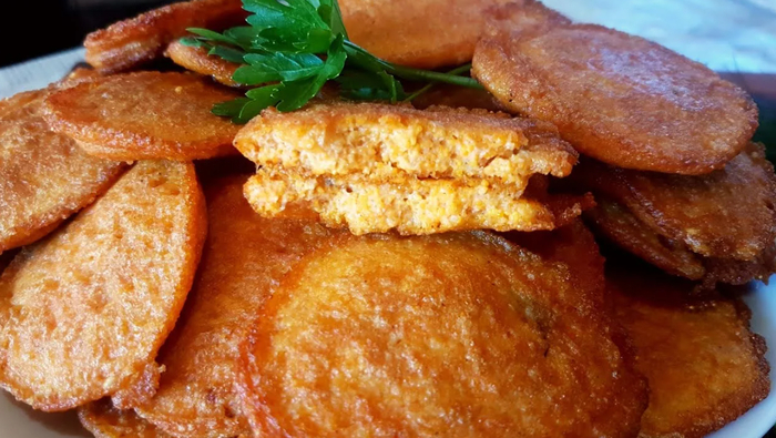 Оладьи из икры