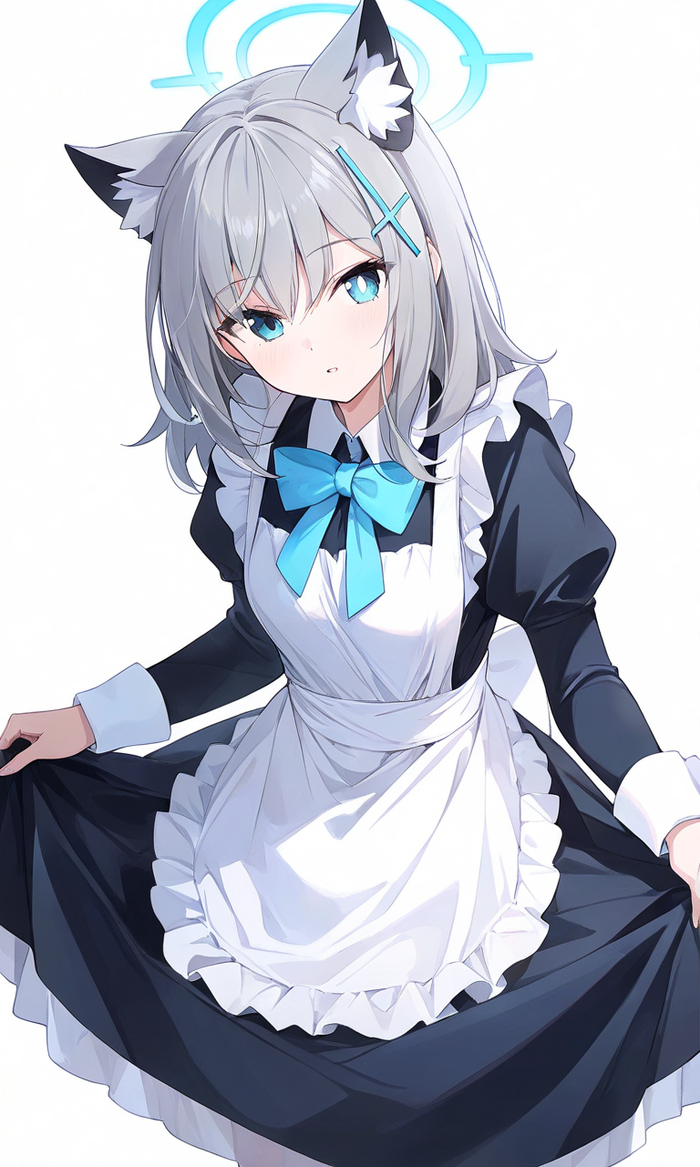    , Anime Art, , Blue Archive, Animal Ears, Sunaookami Shiroko