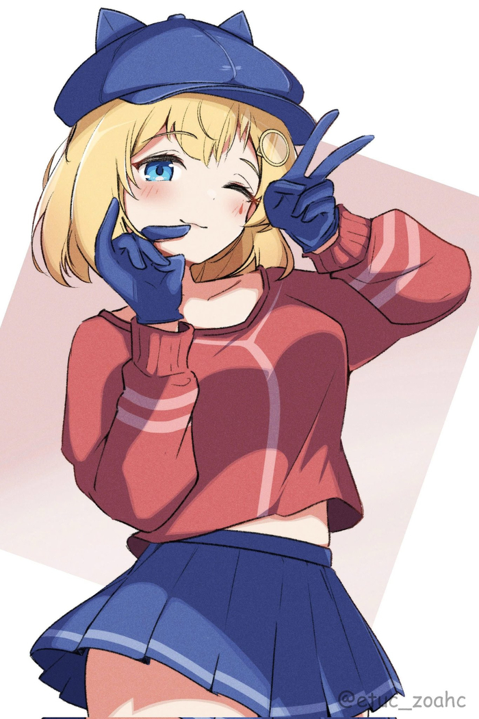   Anime Art, , Hololive, Mita (MiSide), Virtual YouTuber, Watson Amelia, Miside
