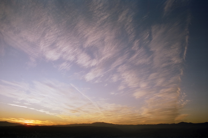 Зимний закат. 28/2.8, Cinestill 50D