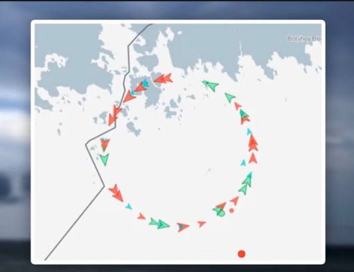 «Теневой флот» России начал «водить хороводы» у границы с Финляндией. Однако на деле никаких судов там нет