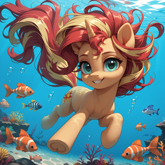 !  , My Little Pony, Ponyart, Sunset Shimmer